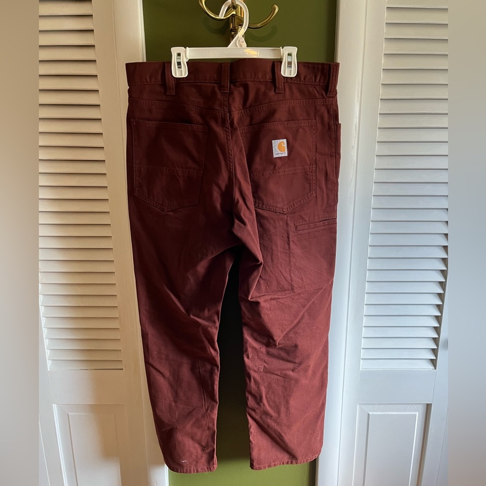Carhartt Men's Dark Red pants